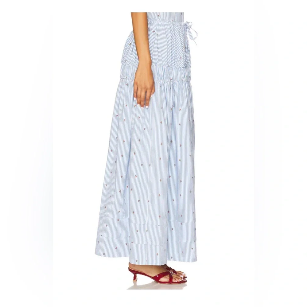Tiered Midi Skirt in Sky Multi WeWoreWhat - Picture 2 of 7